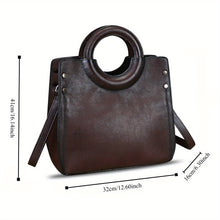 Load image into Gallery viewer, Leather Messenger Bag
