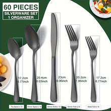 Load image into Gallery viewer, 60pc Silverware Set
