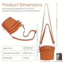 Load image into Gallery viewer, Versatile Leather Crossbody Bag
