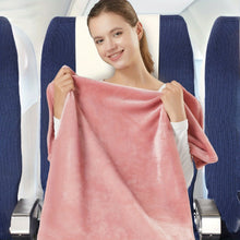 Load image into Gallery viewer, 2 In 1 Airplane Blanket
