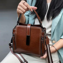 Load image into Gallery viewer, Solid Color Leather Shoulder Bag
