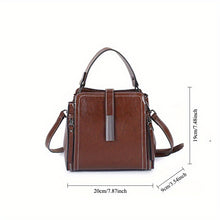 Load image into Gallery viewer, Solid Color Leather Shoulder Bag
