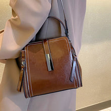 Load image into Gallery viewer, Solid Color Leather Shoulder Bag
