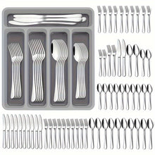 Load image into Gallery viewer, 60pc Silverware Set
