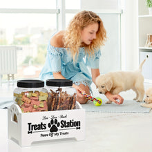 Load image into Gallery viewer, Wooden Pet Treat Storage
