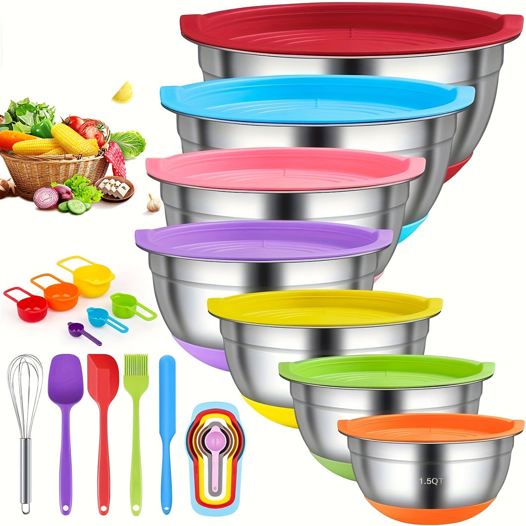 Premium Stainless Steel Mixing Bowl Set