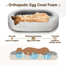 Load image into Gallery viewer, Orthopedic Memory Foam Egg-Shaped Dog Bed
