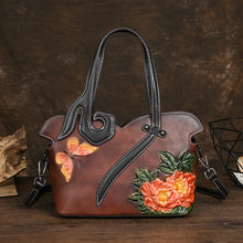 Load image into Gallery viewer, Tribal Style Leather Handbag
