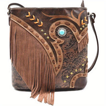 Load image into Gallery viewer, Western Cowgirl Fringe Crossbody Bag
