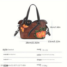 Load image into Gallery viewer, Tribal Style Leather Handbag
