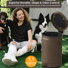 Load image into Gallery viewer, 3.1 Gallon Outdoor Dog Poop Can with Lid
