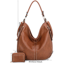 Load image into Gallery viewer, Hobo Bags with Detachable Crossbody Strap
