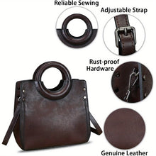 Load image into Gallery viewer, Leather Messenger Bag
