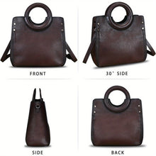 Load image into Gallery viewer, Leather Messenger Bag
