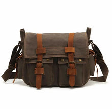 Load image into Gallery viewer, Men&#39;s Vintage Canvas Satchel
