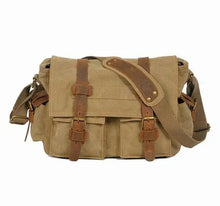 Load image into Gallery viewer, Men&#39;s Vintage Canvas Satchel
