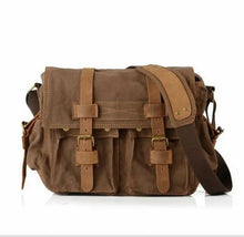 Load image into Gallery viewer, Men&#39;s Vintage Canvas Satchel
