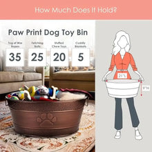 Load image into Gallery viewer, Indestructible Metal Dog Toy Bin
