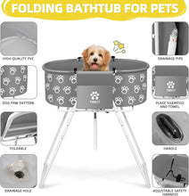 Load image into Gallery viewer, Portable Professional Dog Bath Tub
