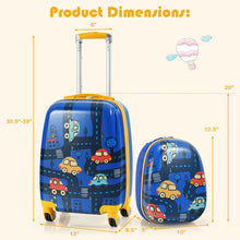 Load image into Gallery viewer, 2pc Kids Luggage Set
