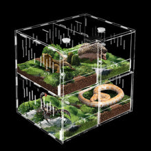 Load image into Gallery viewer, 4 Grids Acrylic Reptile Cage
