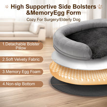 Load image into Gallery viewer, Orthopedic Memory Foam Egg-Shaped Dog Bed
