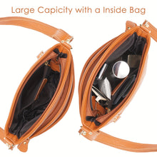 Load image into Gallery viewer, Versatile Leather Crossbody Bag
