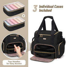 Load image into Gallery viewer, Makeup Organizer Bag with 2 Removable Cases
