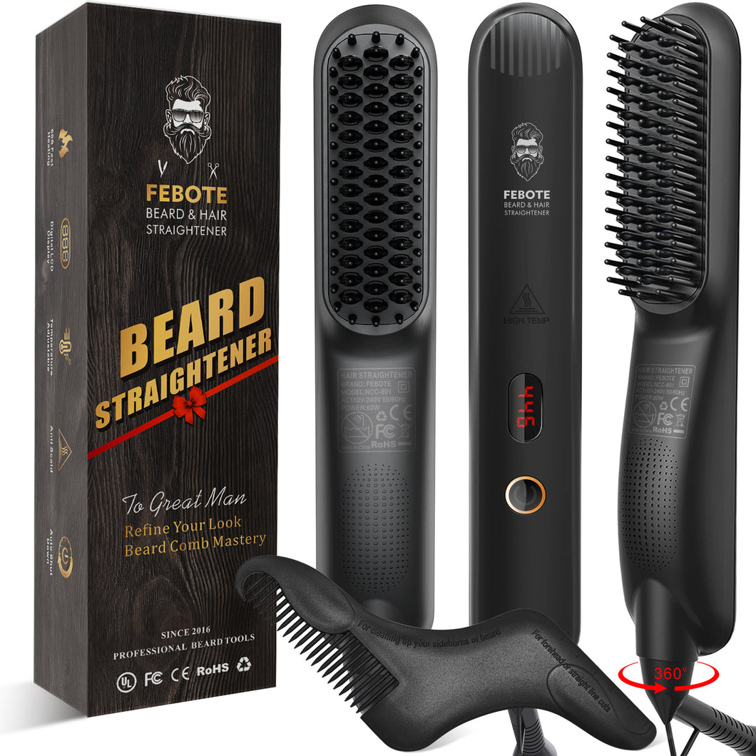 Heated Beard Straightening Brush