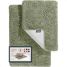 Load image into Gallery viewer, 2pc Plush Bathroom Rug Set
