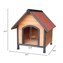 Load image into Gallery viewer, Waterproof Wooden Outdoor Pet Shelter
