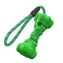 Load image into Gallery viewer, MASBRILL Pet Dog Toy Interactive Rubber Dumbbell for Small Large Dogs Tooth Cleaning Indestructible - ladybsfinds
