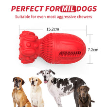 Load image into Gallery viewer, MASBRILL Indestructible Rubber Squeaky Teeth Cleaning Toy
