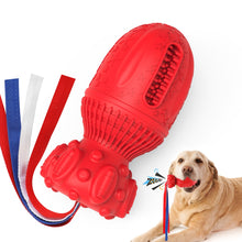 Load image into Gallery viewer, MASBRILL Indestructible Rubber Squeaky Teeth Cleaning Toy
