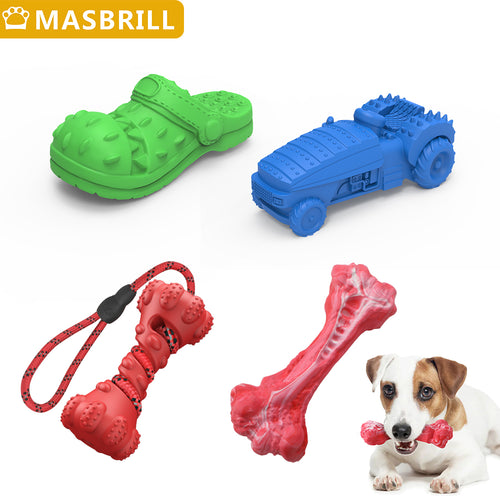 MASBRILL Dog Chew Toys Indestructible Large Breed Aggressive Chewers Tough Dog - ladybsfinds